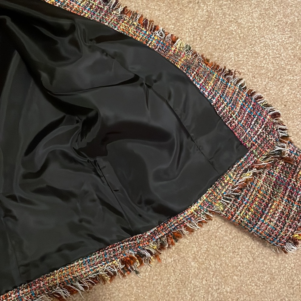Chico’s Multicolored Tweed Jacket - Picture 4 of 4